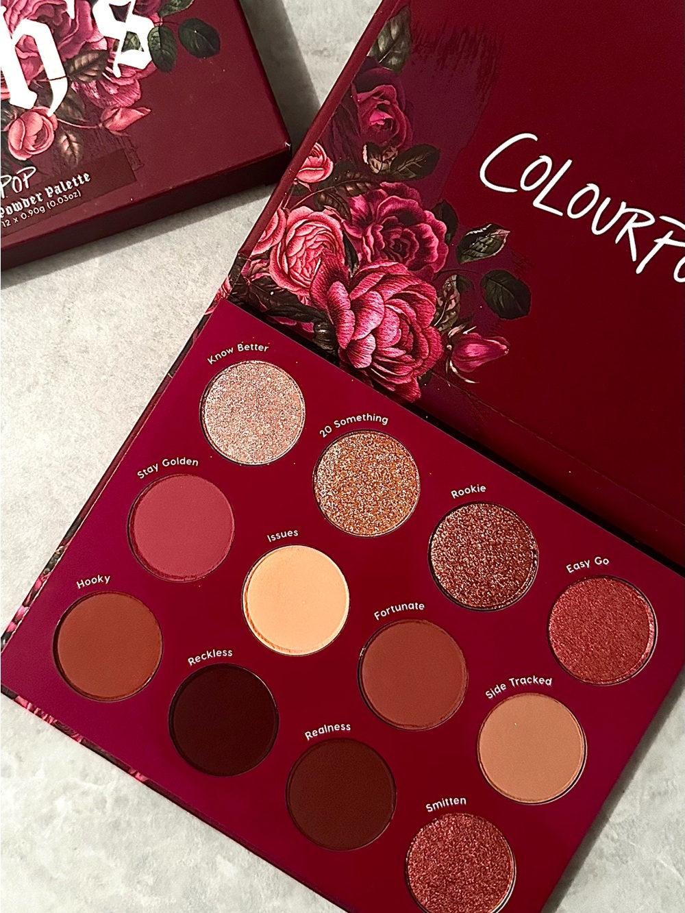 The ColourPop Exes & Oh's eyeshadow palette